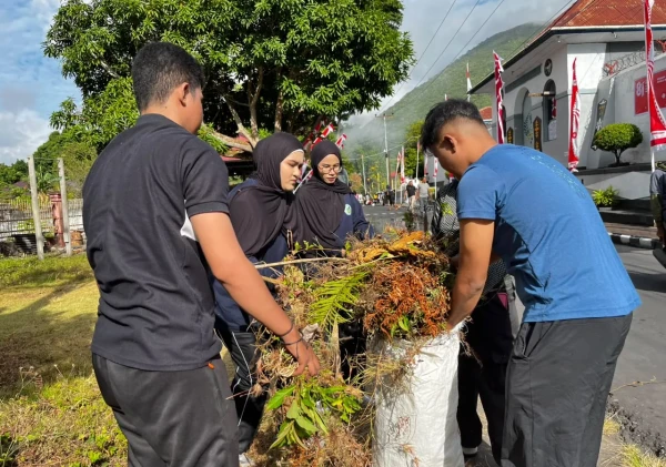 Sambut HUT ke-81 RI, Lapas Bandanaira Gelar Aksi Bersih Kemerdekaan