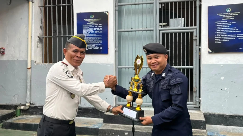 Lapas Bandanaira Sabet Juara II Lomba Gerak Jalan Cepat