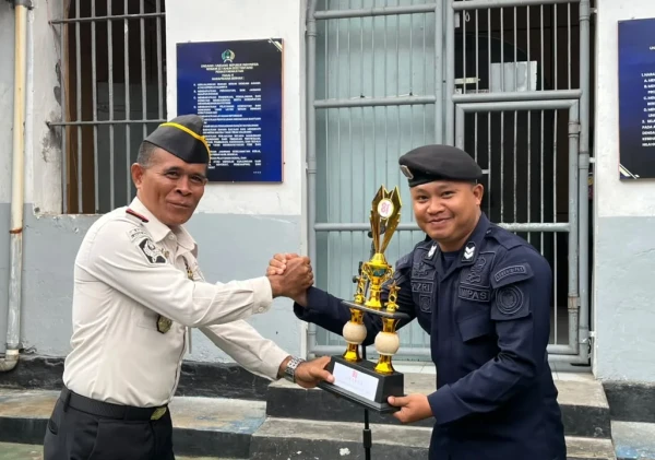 Lapas Bandanaira Sabet Juara II Lomba Gerak Jalan Cepat