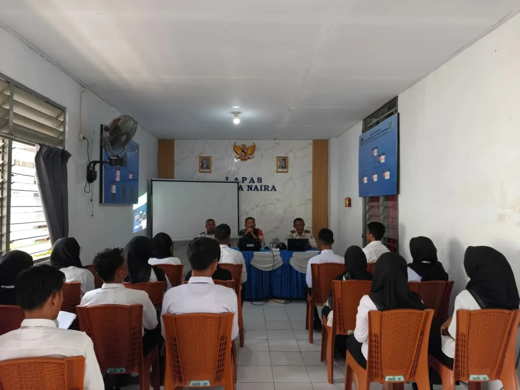 Lapas Bandanaira Gandeng Koramil 1502-01/Banda Perkuat Karakter dan Wawasan Kebangsaan Peserta Magang