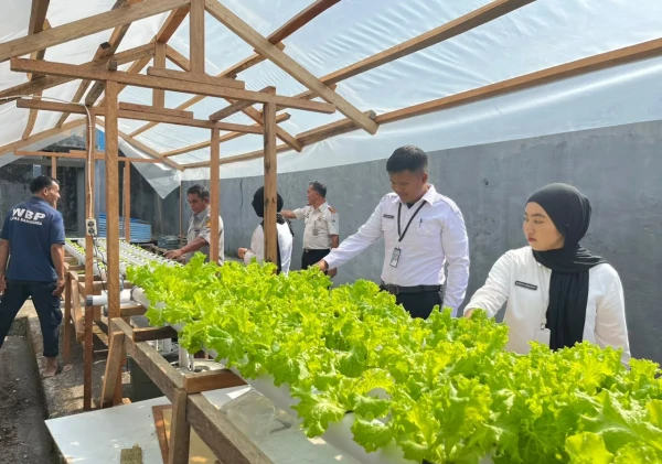Lapas Bandanaira Kenalkan Hidroponik kepada Peserta Magang