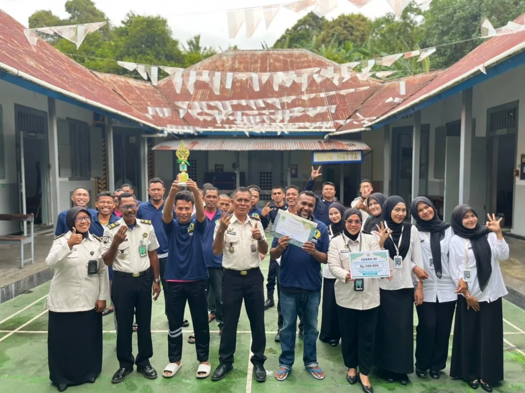 Warga Binaan Lapas Bandanaira Raih Juara III Lomba Antar Khatib