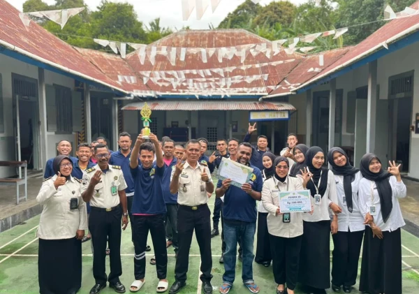 Warga Binaan Lapas Bandanaira Raih Juara III Lomba Antar Khatib