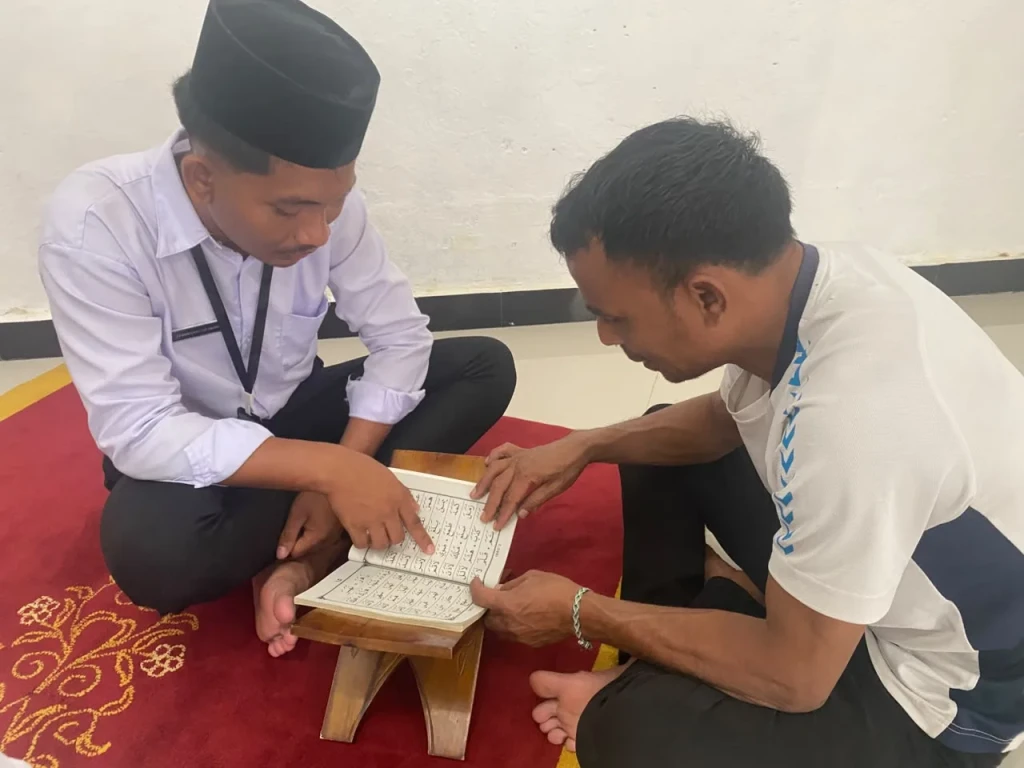 Lapas Bandanaira bersama Peserta Magang Bimbing Warga Binaan Belajar Iqra