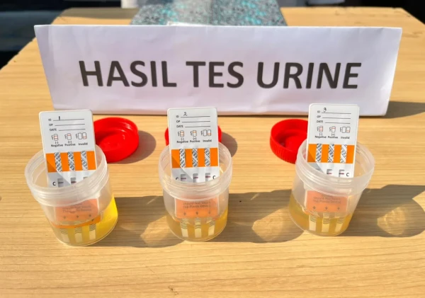 Komitmen Zero Narkoba, Lapas Bandanaira Rutin Tes Urine Warga Binaan dan Petugas