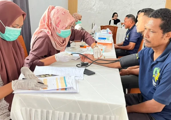 Lapas Bandanaira Gandeng Puskesmas Walang Gelar CKG bagi Warga Binaan ‎