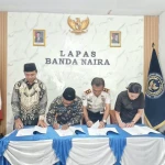 Perkuat Pembinaan Keagamaan, Lapas Bandanaira Teken PKS dengan KUA Banda dan GPM Naira