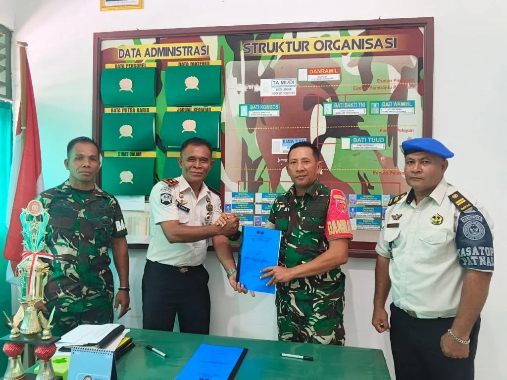 Lapas Bandanaira dan Koramil 1502-01/Banda Teken PKS Perkuat Sinergi Pengamanan