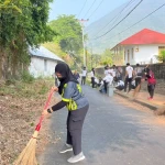 Peduli Lingkungan dan Keselamatan Pengguna Jalan, Lapas Bandanaira Gelar Aksi Bersih-Bersih