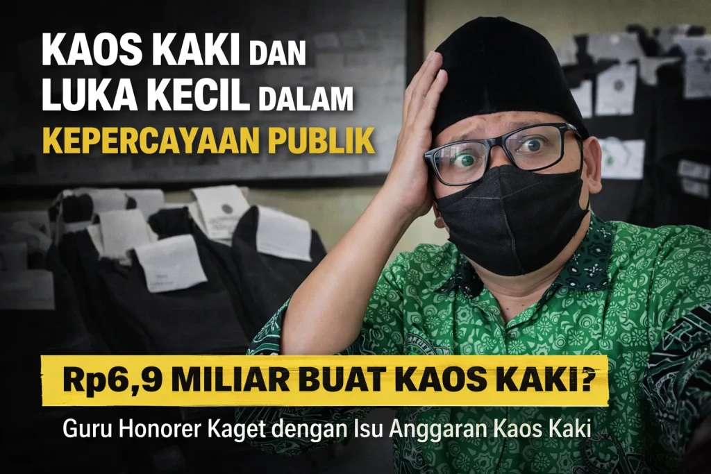 Kaos Kaki dan Luka Kecil dalam Kepercayaan Publik