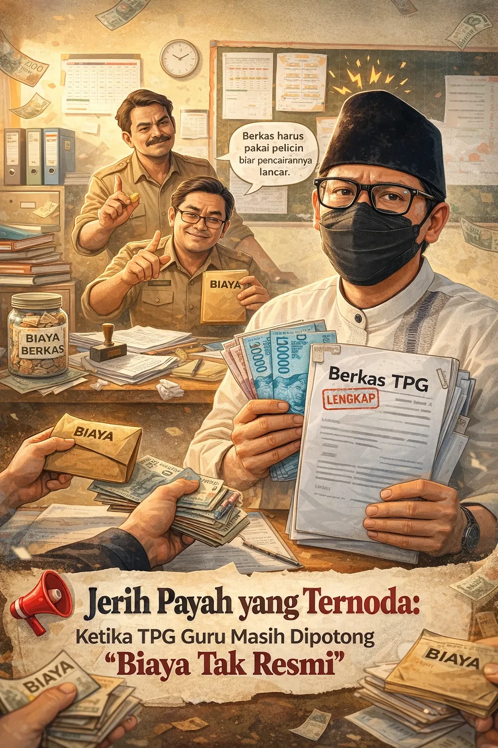 Jerih Payah yang Ternoda: Ketika TPG Guru Masih Dipotong “Biaya Tak Resmi”
