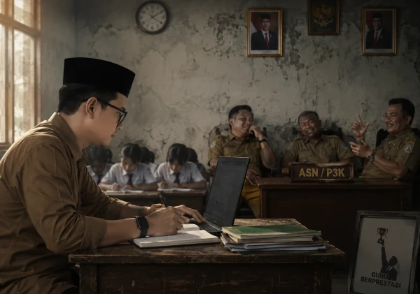 Prestasi Diakui, Kesejahteraan Diabaikan: Nasib Guru Berprestasi di Negeri Sendiri