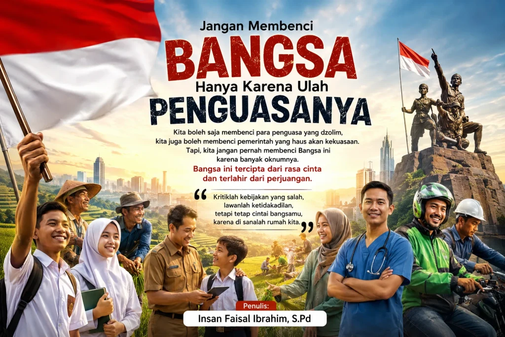 Jangan Membenci Bangsa Hanya Karena Ulah Penguasanya