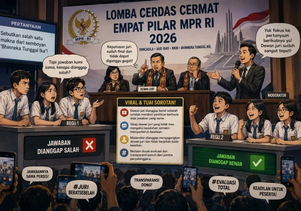 Viral Lomba Cerdas Cermat Empat Pilar MPR RI 2026: Ketika Integritas Dewan Juri Dipertanyakan Publik