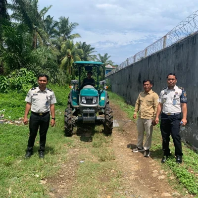 Dukung Ketahanan Pangan, Rutan Manna Terima Pinjam Pakai Jonder dari Dinas Pertanian Bengkulu Selatan