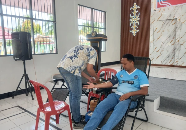 Lewat Donor Darah, Lapas Perempuan Ambon Tumbuhkan Semangat Peduli Sesama