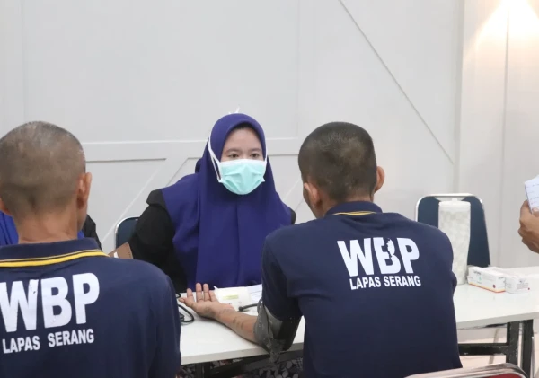 Lapas Serang Hadirkan Layanan Kesehatan Gratis bagi Pegawai dan Warga Binaan