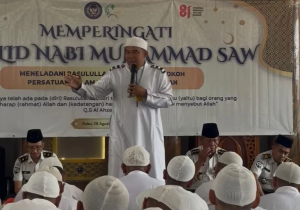 PERINGATI MAULID NABI MUHAMMAD SAW, LAPAS KELAS IIA SERANG PERKUAT NILAI KEIMANAN DAN KETELADANAN