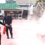 Lapas Kelas IIA Serang Gelar Sosialisasi Penanggulangan Bencana Kebakaran Bersama DAMKAR Kota Serang
