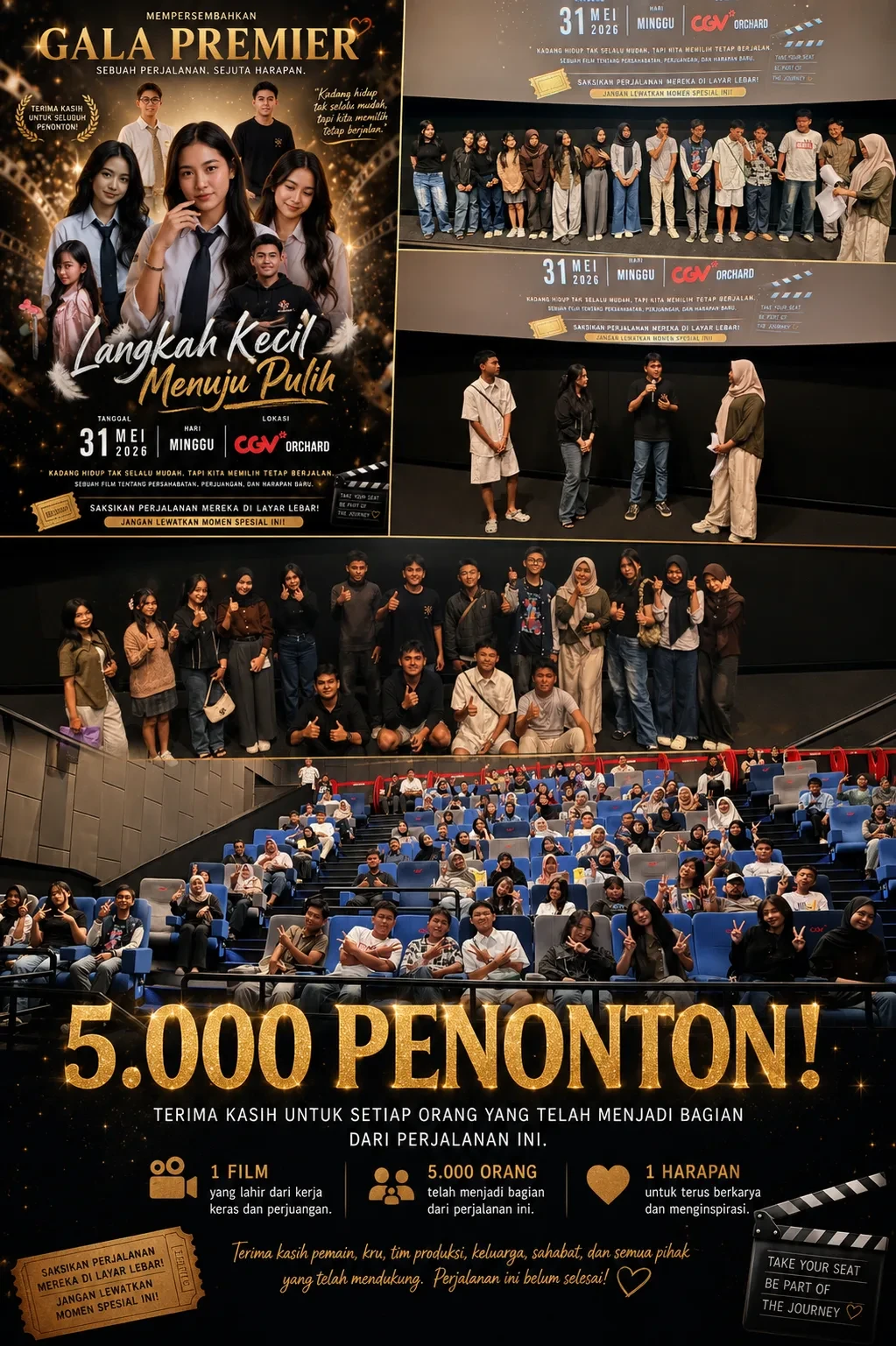 Film Langkah Kecil Menuju Pulih Nembus 5.000 Penonton