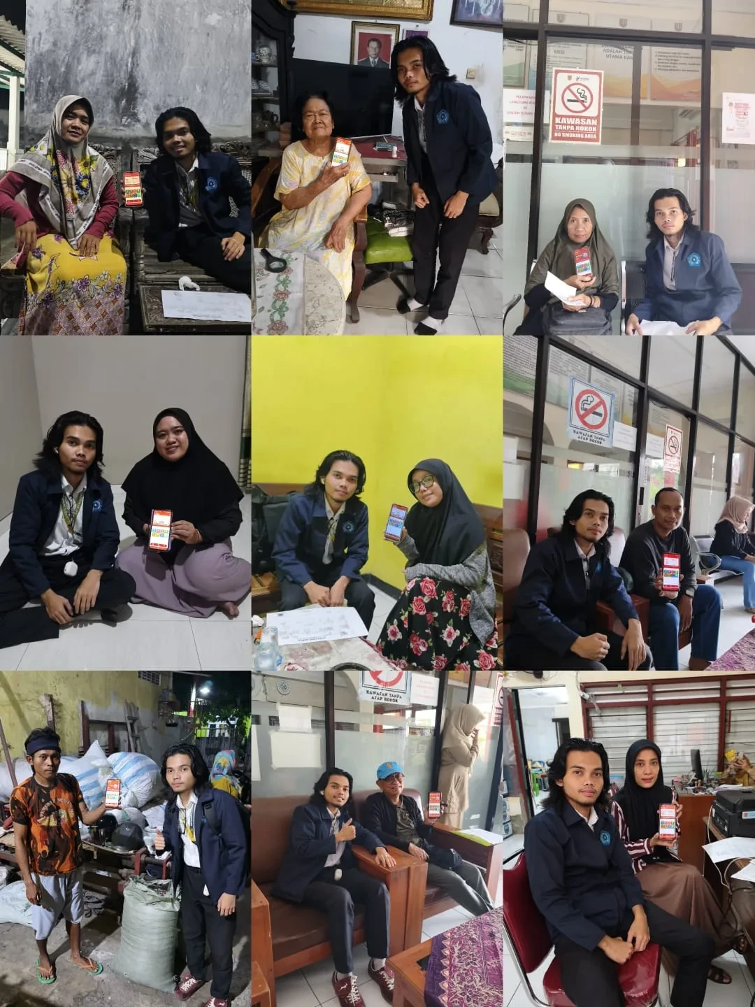 “Kegiatan Aktivasi Sid'nok Door To Door (Sumber: Dokumentasi Kontributor) ”.