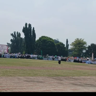 Ribuan Santri Pandeglang Peringati Hari Santri Nasional ke-12