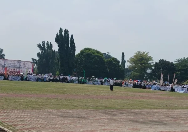 Ribuan Santri Pandeglang Peringati Hari Santri Nasional ke-12
