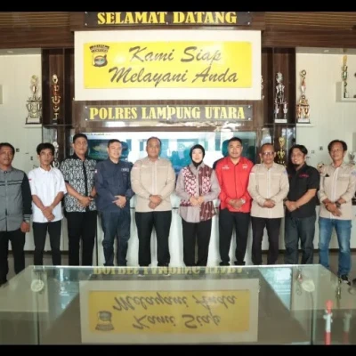 Kapolres Lampung Utara Terima Audensi Dari Serikat Pers Republik Indonesia (SPRI)