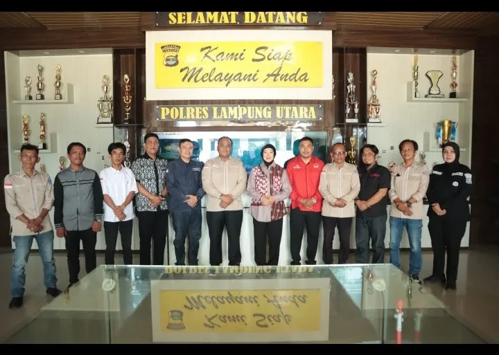 Kapolres Lampung Utara Terima Audensi Dari Serikat Pers Republik Indonesia (SPRI)
