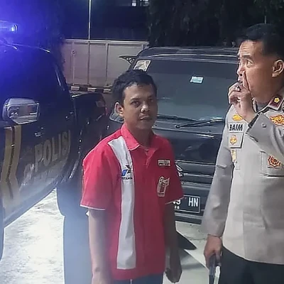 Kapolsek Kramatwatu Patroli ke SPBU Wanayasa, Beri Arahan Antisipasi Lonjakan Pembelian BBM