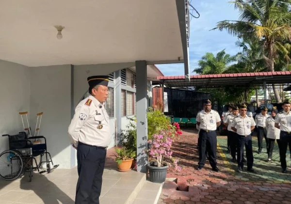 Bapas Kelas I Padang Tegaskan Komitmen Zero Risiko Lewat Apel Disiplin Pegawai