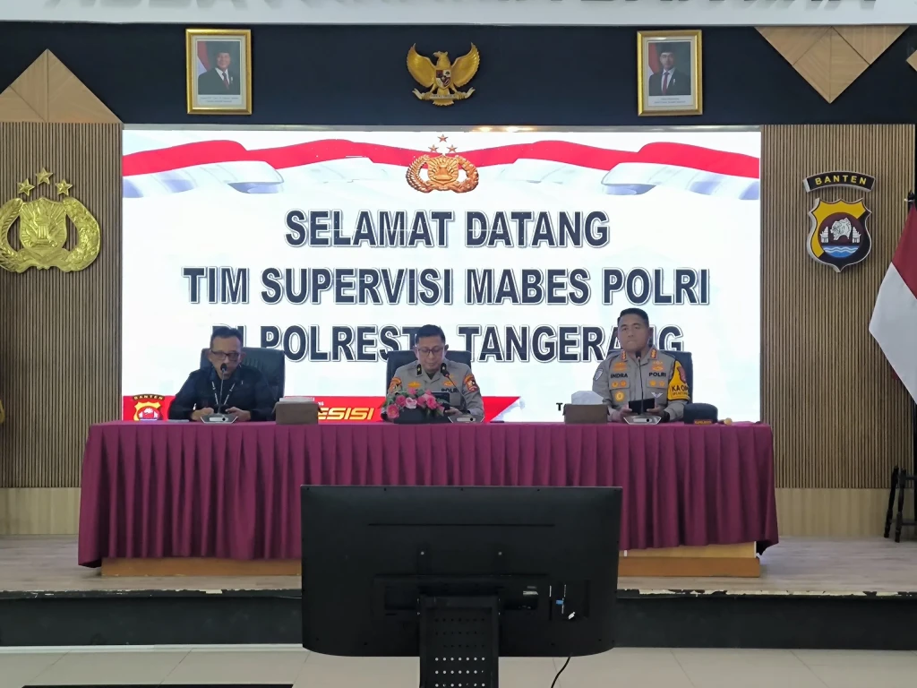 Tim Supervisi Mabes Polri Cek Kesiapan Operasi Ketupat Maung di Polresta Tangerang