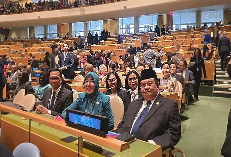 Ketua Umum TP PKK Tri Tito Karnavian Hadiri Sidang PBB Bahas Kesetaraan Gender di New York