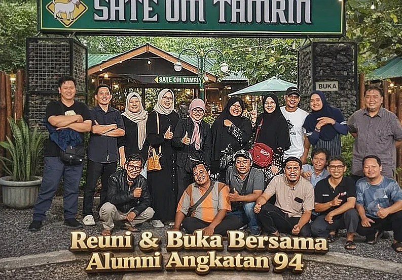 Alumni SMPN 4 Yogyakarta Angkatan 1994 Gelar Reuni Perdana dengan Buka Puasa Bersama