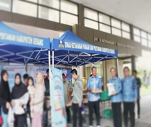 DKPP Serang Gelar Gerakan Pangan Murah di Puspemkab, Stabilkan Harga Jelang Idul Fitri
