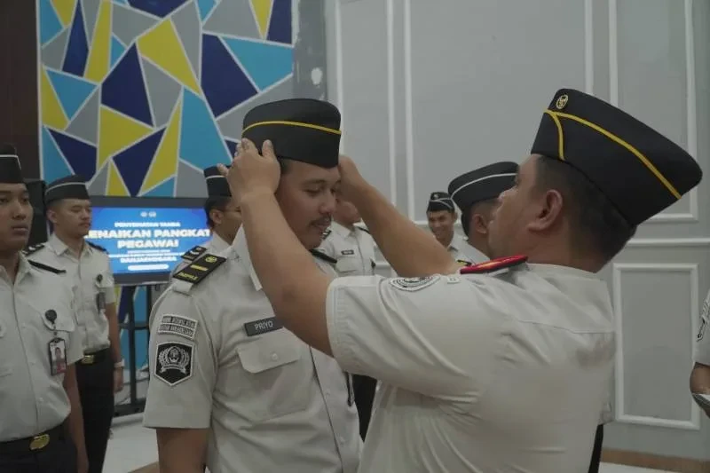 16 ASN Rutan Banjarnegara Naik Pangkat, Kepala Rutan Ingatkan Tanggung Jawab