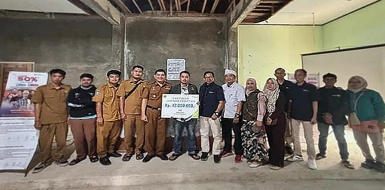 BPJS Ketenagakerjaan Sukabumi Sosialisasi dan Serahkan Santunan JKM di Surade