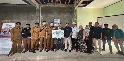 BPJS Ketenagakerjaan Sukabumi Sosialisasi dan Serahkan Santunan JKM di Surade