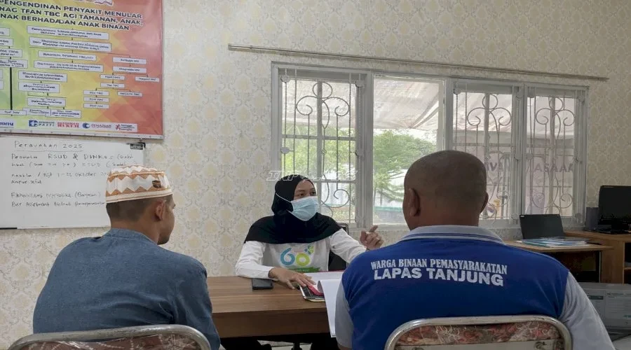 Lapas Tanjung Sigap Beri Layanan Kesehatan 24 Jam untuk Warga Binaan