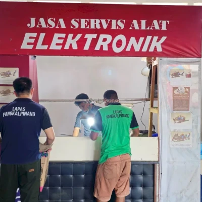 Warga Binaan Lapas Pangkalpinang Asah Keahlian Servis Elektronik untuk Mandiri