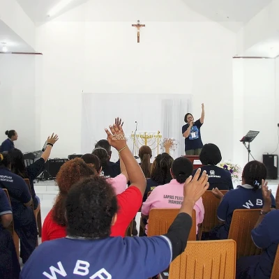 Lapas Perempuan Manokwari Gelar Ibadah Bersama GBI Rock Ministry untuk Bina Spiritual Warga Binaan