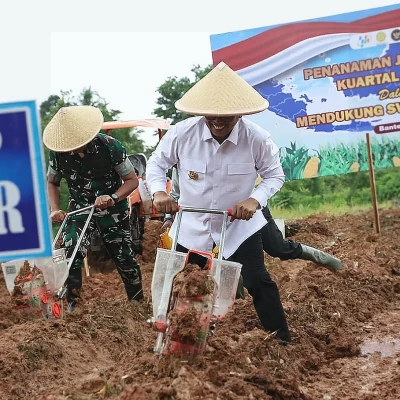 Gubernur Andra Soni Dorong Kolaborasi Lintas Sektor untuk Swasembada Jagung Banten
