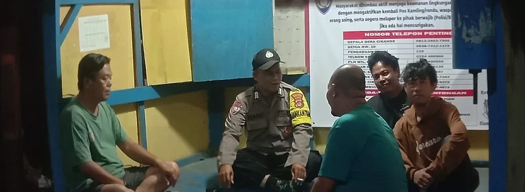Polres Serang Gencarkan Sambang Poskamling, Ajak Warga Perkuat Sinergi Jaga Kamtibmas