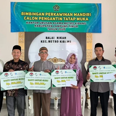 LAZISKU Lampung Salurkan Tanda Kasih untuk Guru Honorer dan Guru Mengaji di Tiga Lokasi