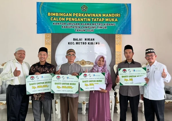 LAZISKU Lampung Salurkan Tanda Kasih untuk Guru Honorer dan Guru Mengaji di Tiga Lokasi