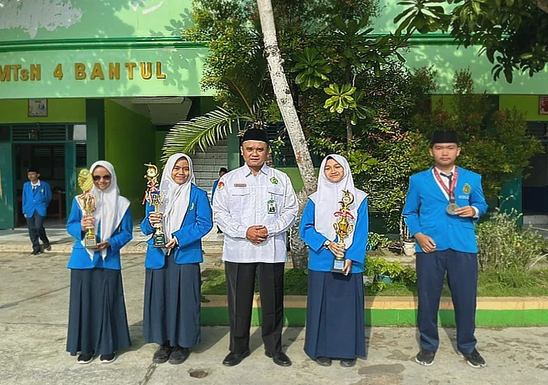 MTsN 4 Bantul Panen Prestasi, Siswa Raih Medali hingga Juara Nasional