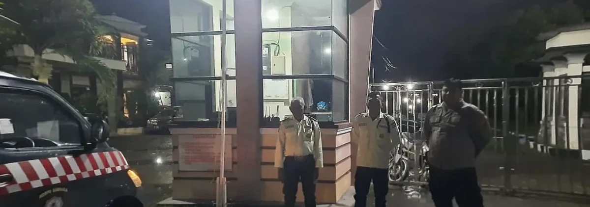 Polsek Serang Gelar Patroli Malam di Perumahan Rahayu Residence Jaga Kamtibmas