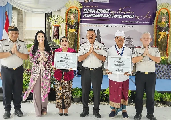 Remisi Nyepi 2026 Diberikan ke 1.515 Warga Binaan, Empat Langsung Bebas