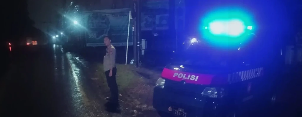 Polsek Kramatwatu Gelar Patroli Malam, Antisipasi Kejahatan Jalanan di Serang