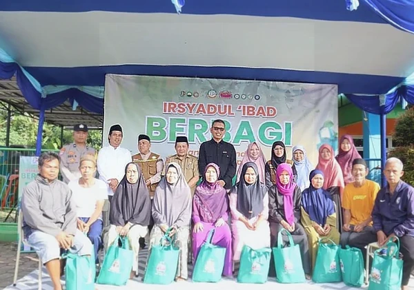 Yayasan Irsyadul Ibad Pandeglang Bagikan 448 Paket Ramadhan, Kumpulkan Rp53 Juta